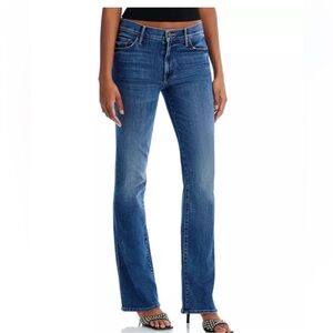 Mother The Outsider Sneak Mid Rise Bootcut Jeans